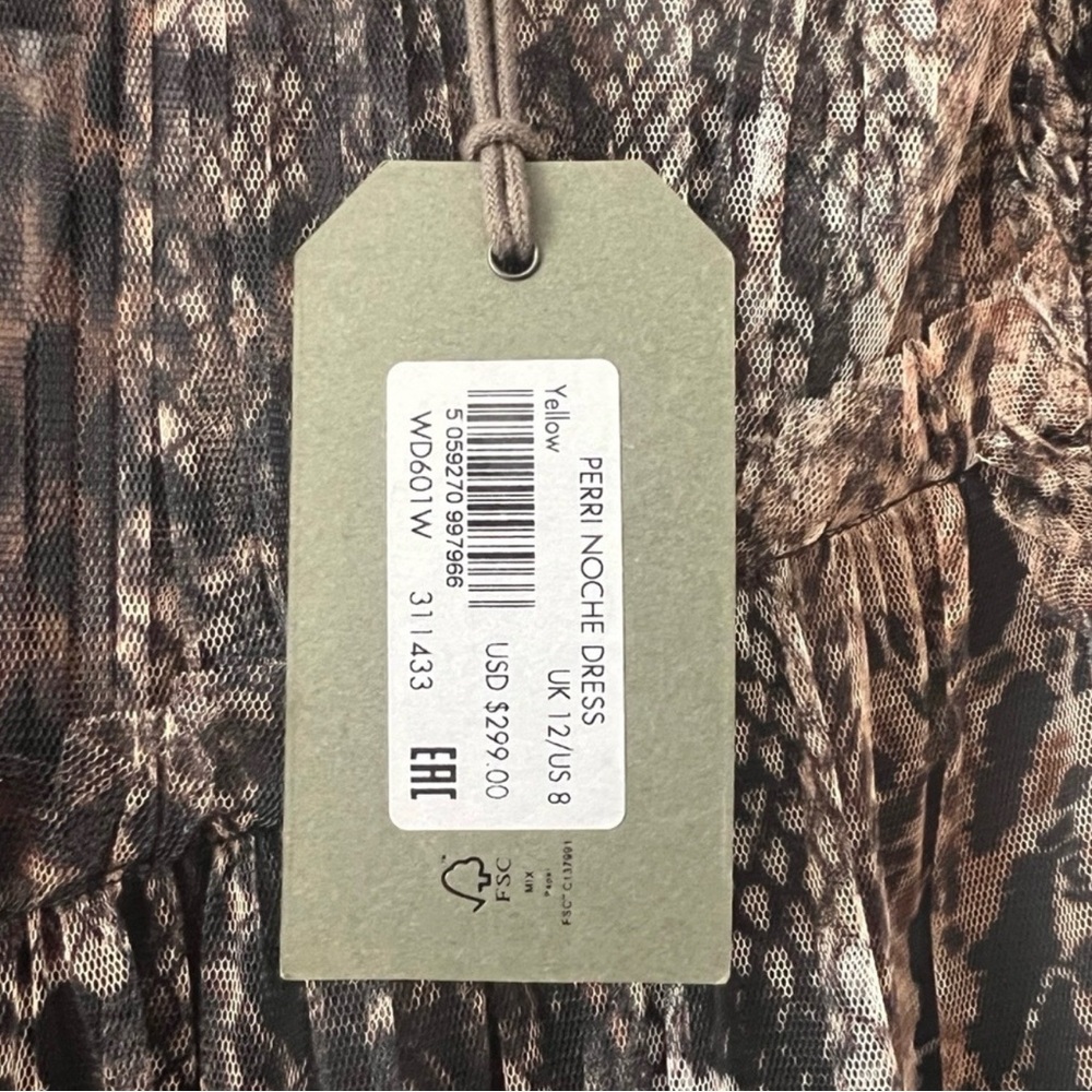 All Saints Animal Print Mini Dress - Picture 4 of 4